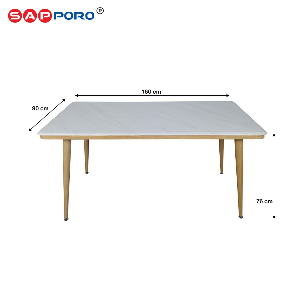Industri Furniture Indonesia SAPPORO EMILIA Meja Makan Set Marmer