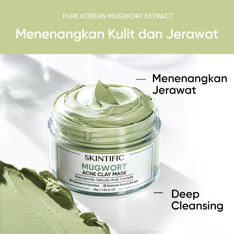 Mugwort Acne Clay Mask 3