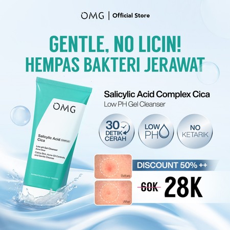 Paragon Technology and Innovation OMG Salicylic Acid Cica Low pH Gel Cleanser