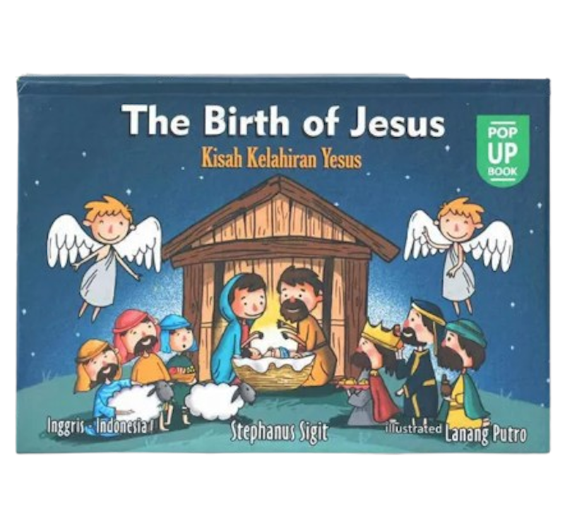 Buku Pop-Up Cerita Alkitab Kelahiran Yesus (2 Bahasa) 1