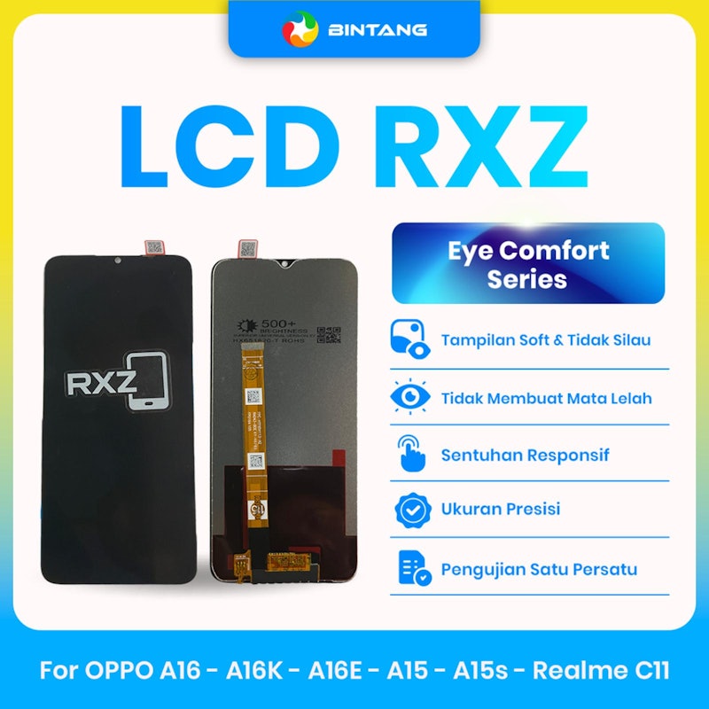 Bintang RXZ LCD OPPO A16/A16K/A16E/A15/A15S 5