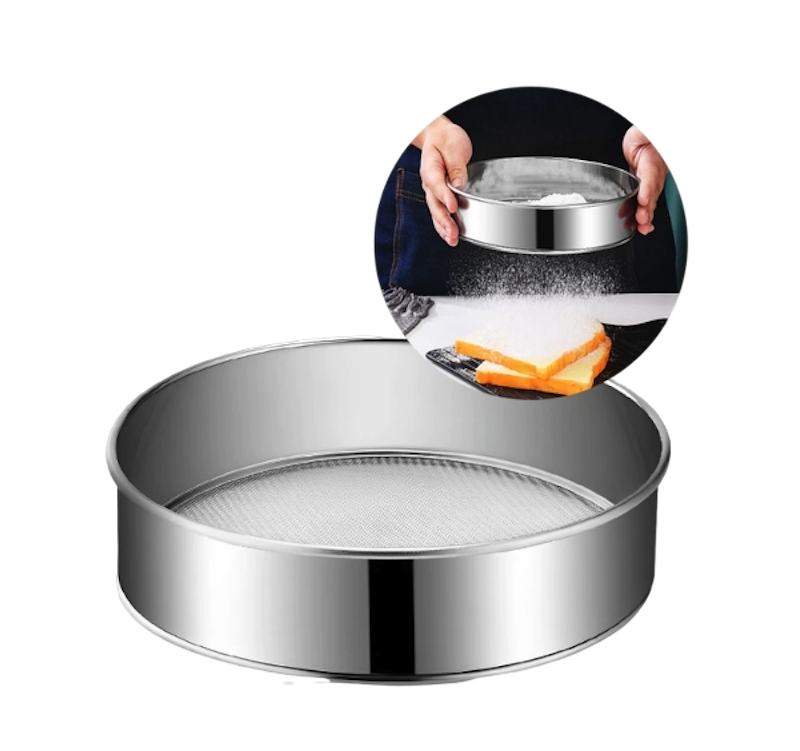 Vintage Story Saringan Tepung Stainless Steel 20 cm