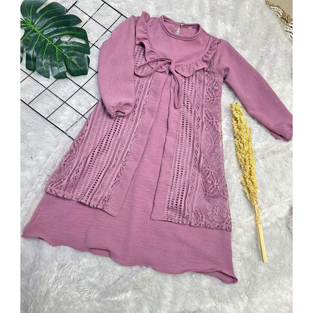  Salsa Gamis Brukat Anak Perempuan