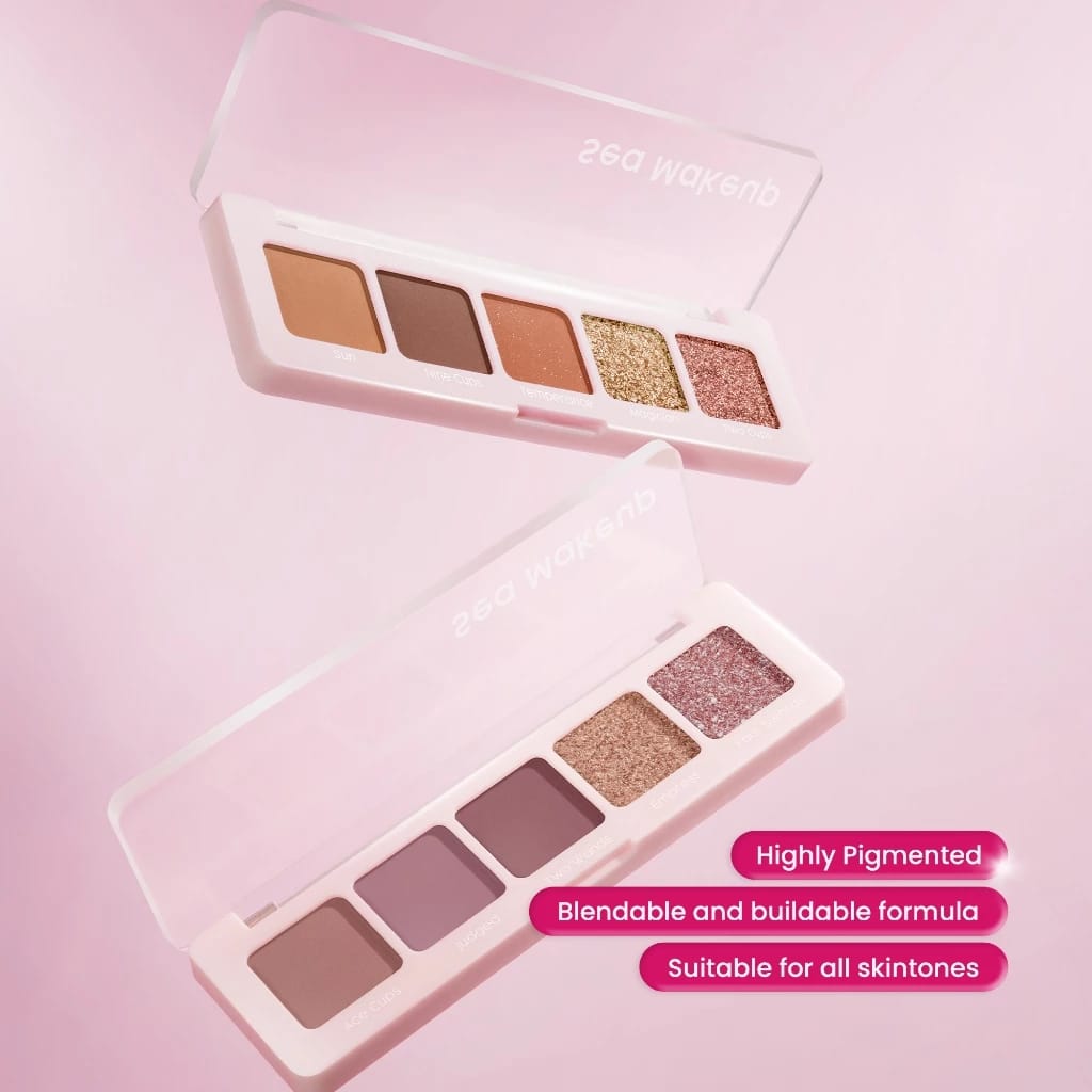 Sea Beauty Indonesia Sea Makeup Day to Glam Eyeshadow Palette Awakening