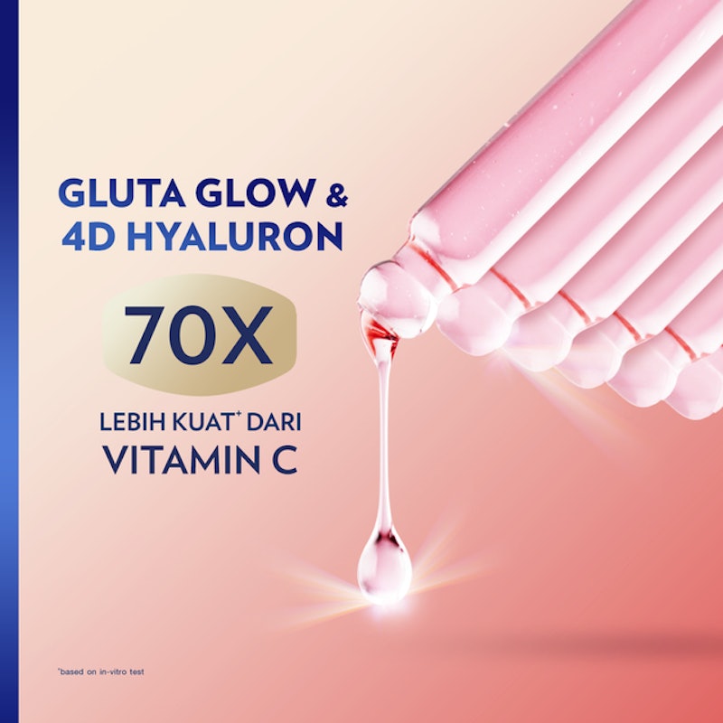 Healthy Bright Gluta-Hya Serum Burst Lotion Dewy Radiance 4