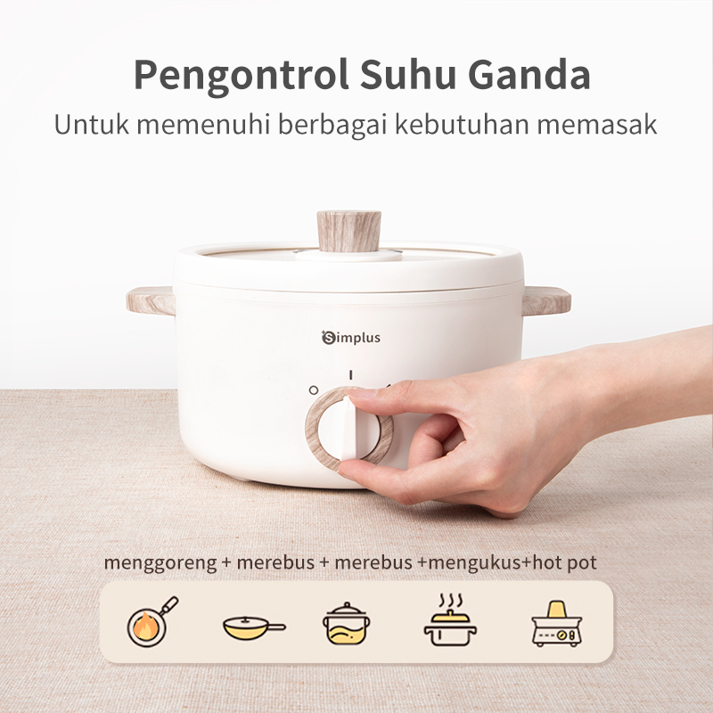 Yaoyao Indonesia Info Tech Simplus Panci Listrik 1,5L 003-01