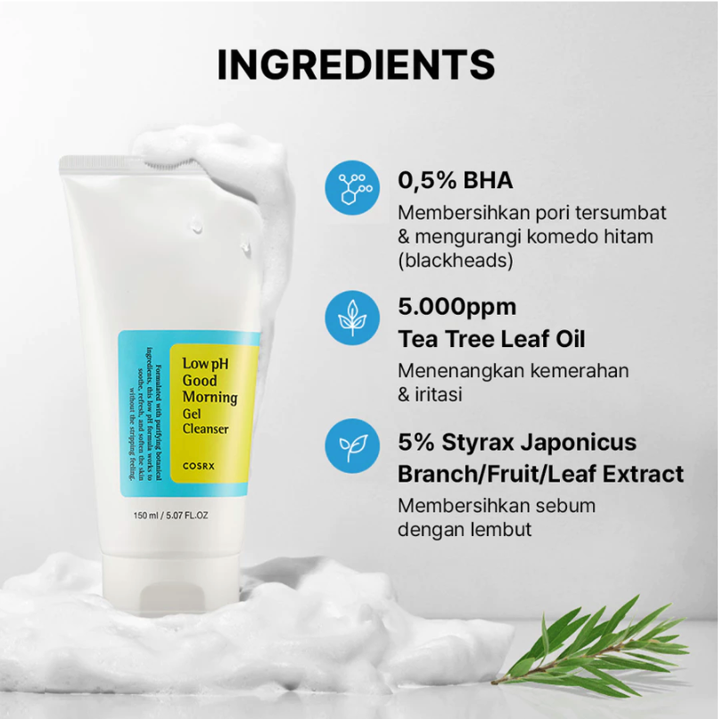 COSRX COSRX Low pH Good Morning Gel Cleanser 