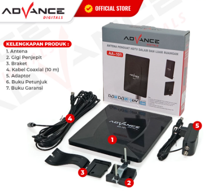 Advance Antena Indoor Outdoor Digital 4