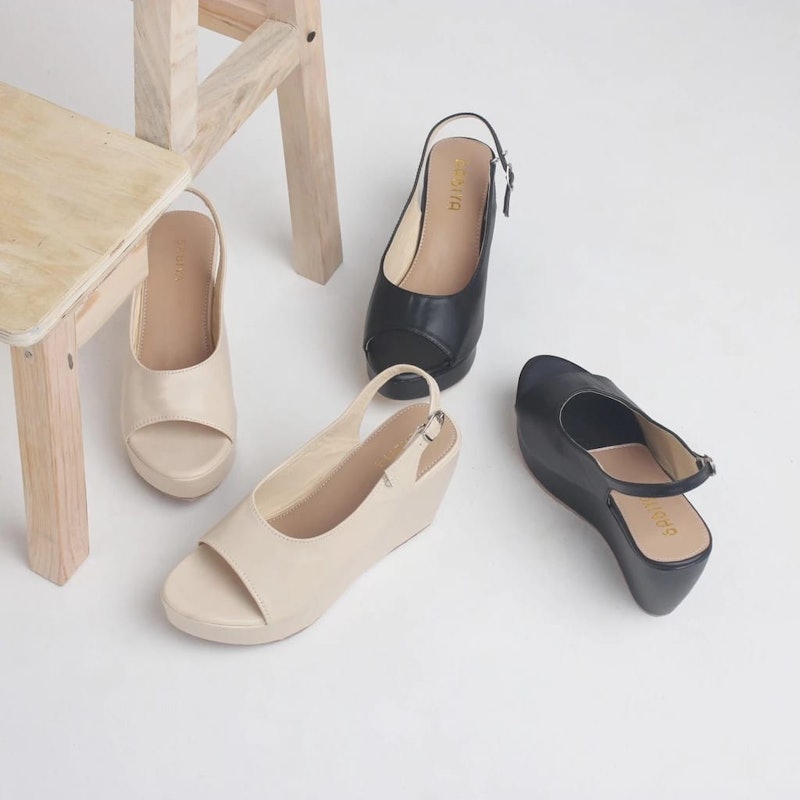 Sabiya Boutique Malika Sandal Sepatu Wedges 2