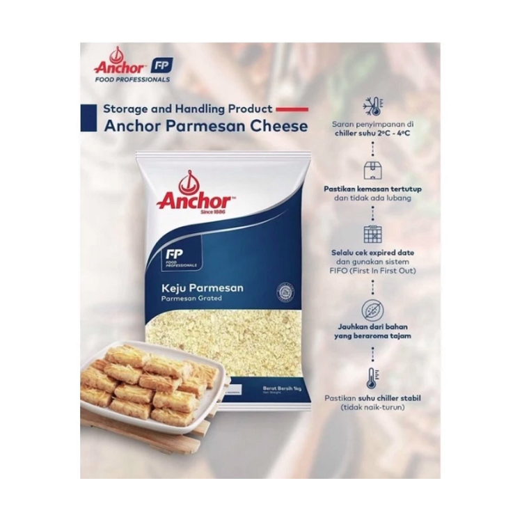 Fonterra Brands Indonesia Anchor Keju Parmesan Grated