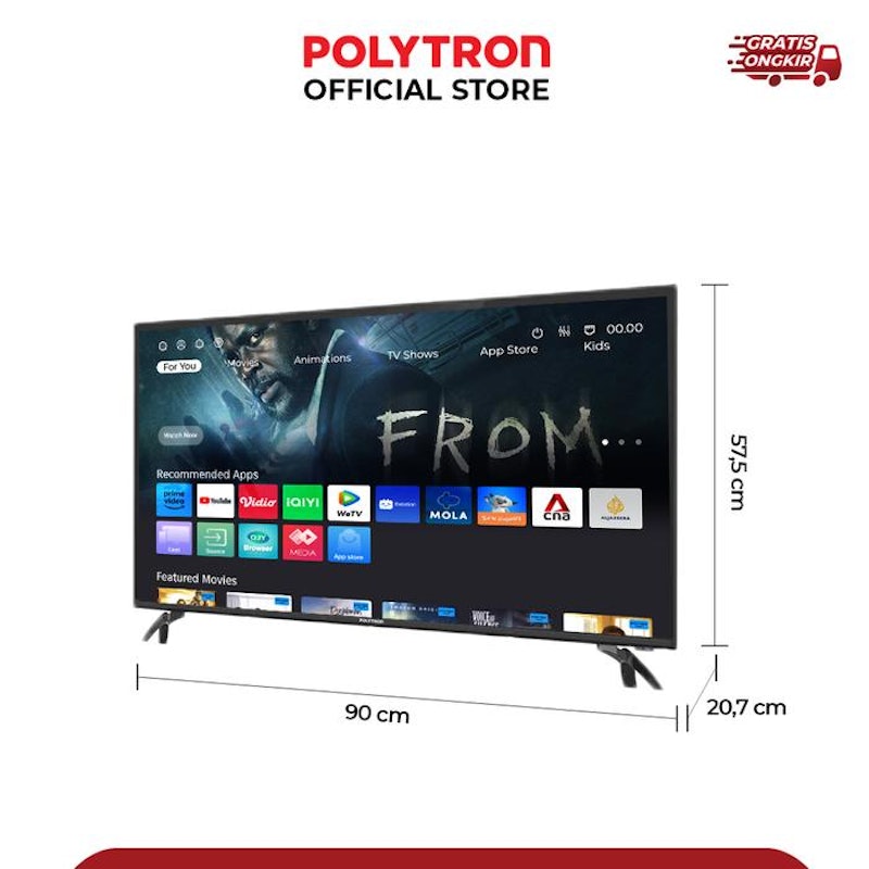 Polytron Smart Digital TV 40 PLD-40CV8969