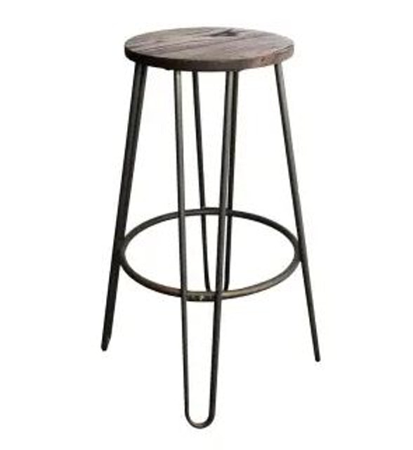 MANLEY KD BAR STOOL GUNMETAL ｜ 10141423