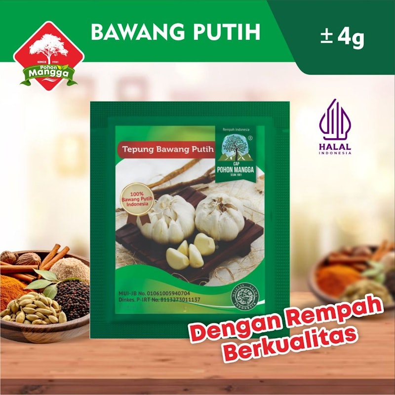 Cap Pohon Mangga Bawang Putih Bubuk 2
