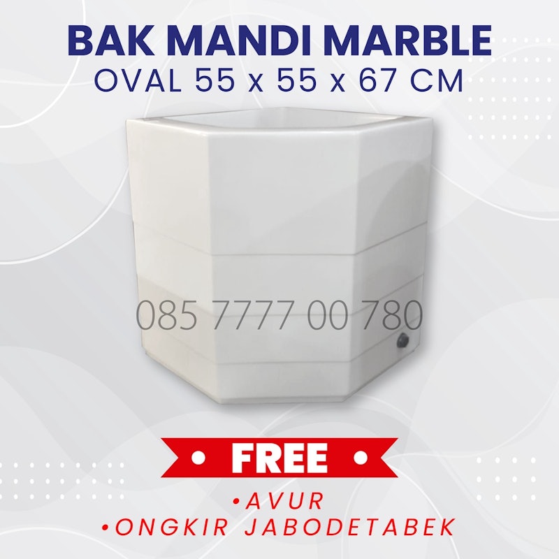 Bak Mandi Minimalis Marble 2