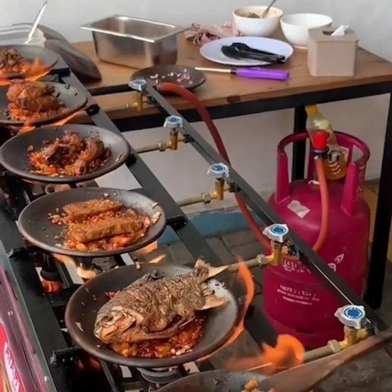 Kitchen Mart Cobek Tanah Liat Merah 4