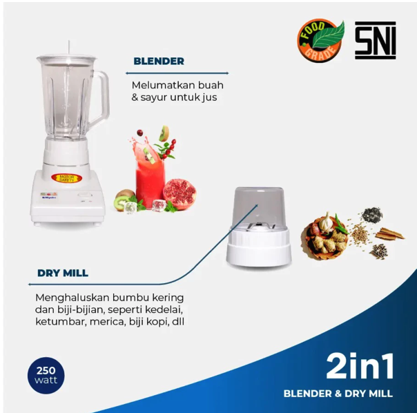 Kencana Gemilang Miyako Blender  BL-101 PL