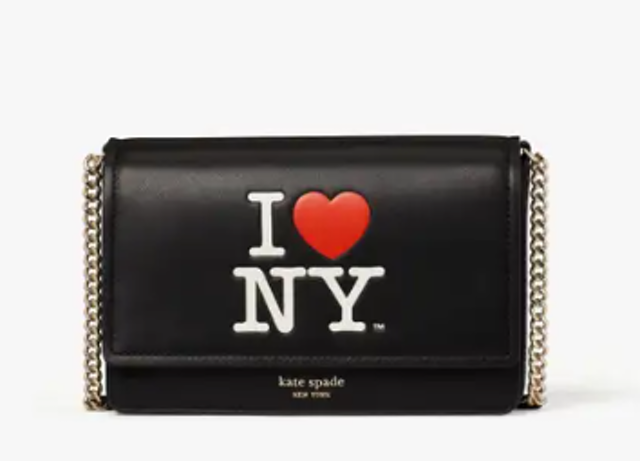 I Heart NY X Kate Spade Flap Chain Wallet ｜ k5298