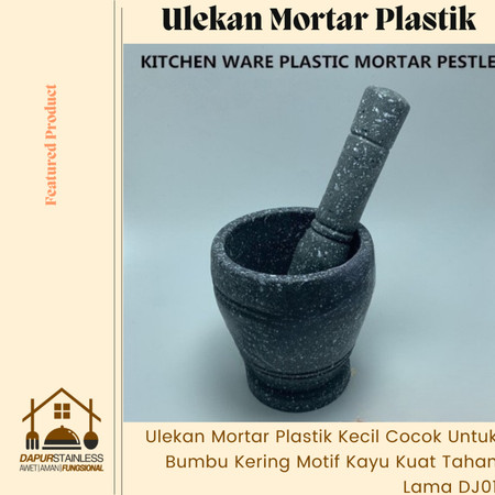  Ulekan Mortar Plastik