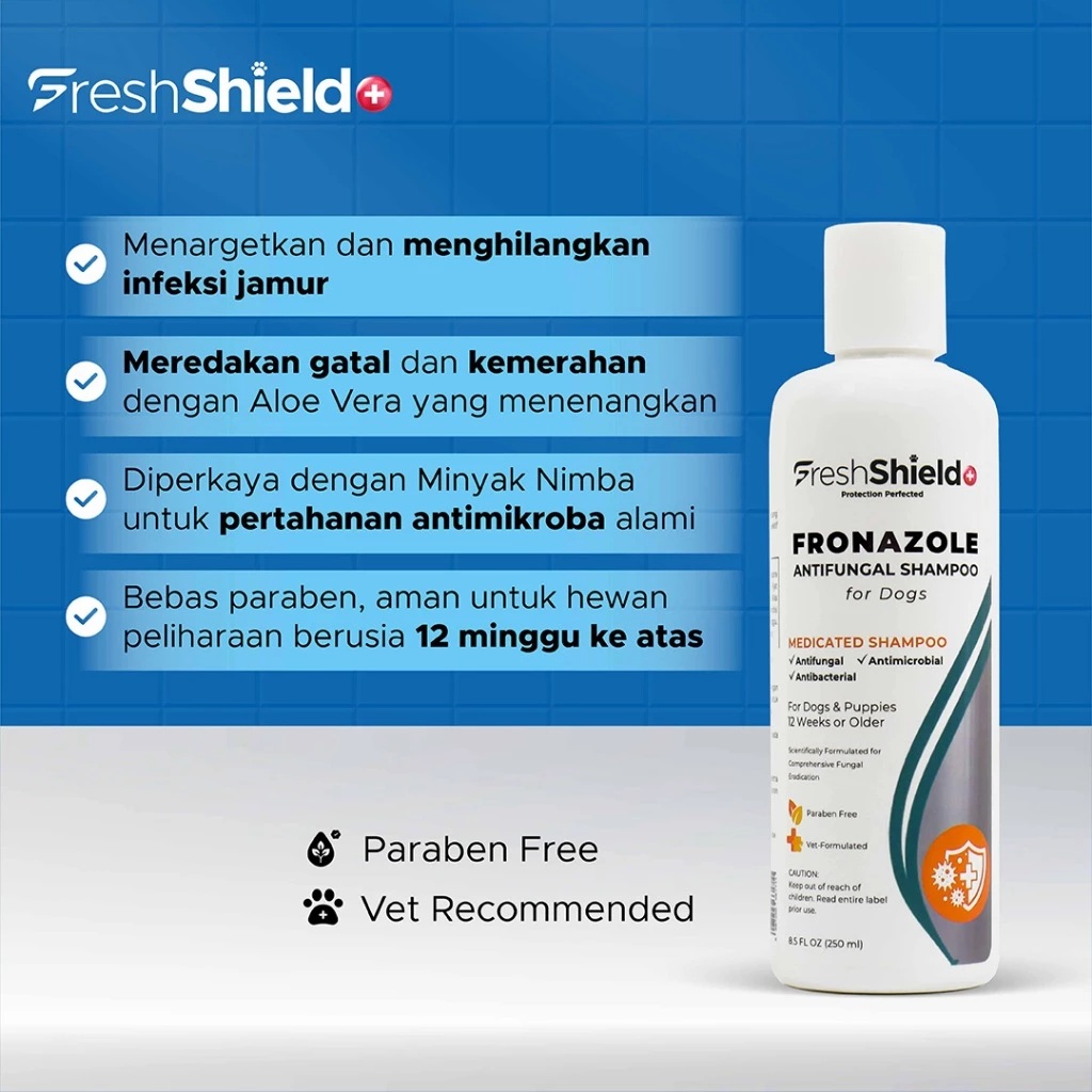 Fresh Shield+ Fronazole Antifungal Medicated Shampoo