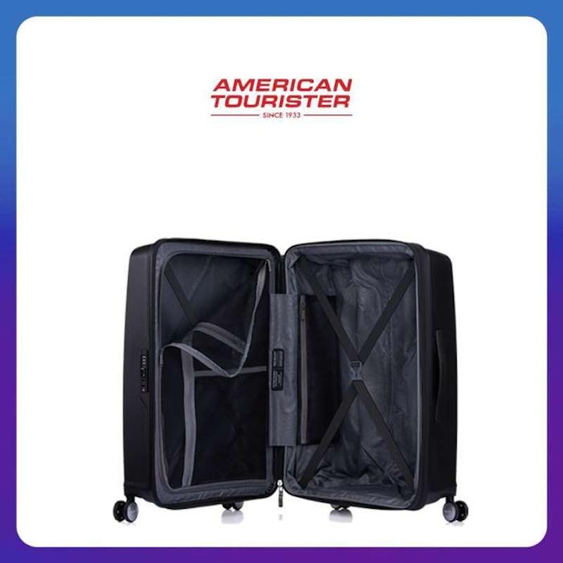American Tourister Koper Hardcase Argyle Spinner 55/20 TSA - Black 2