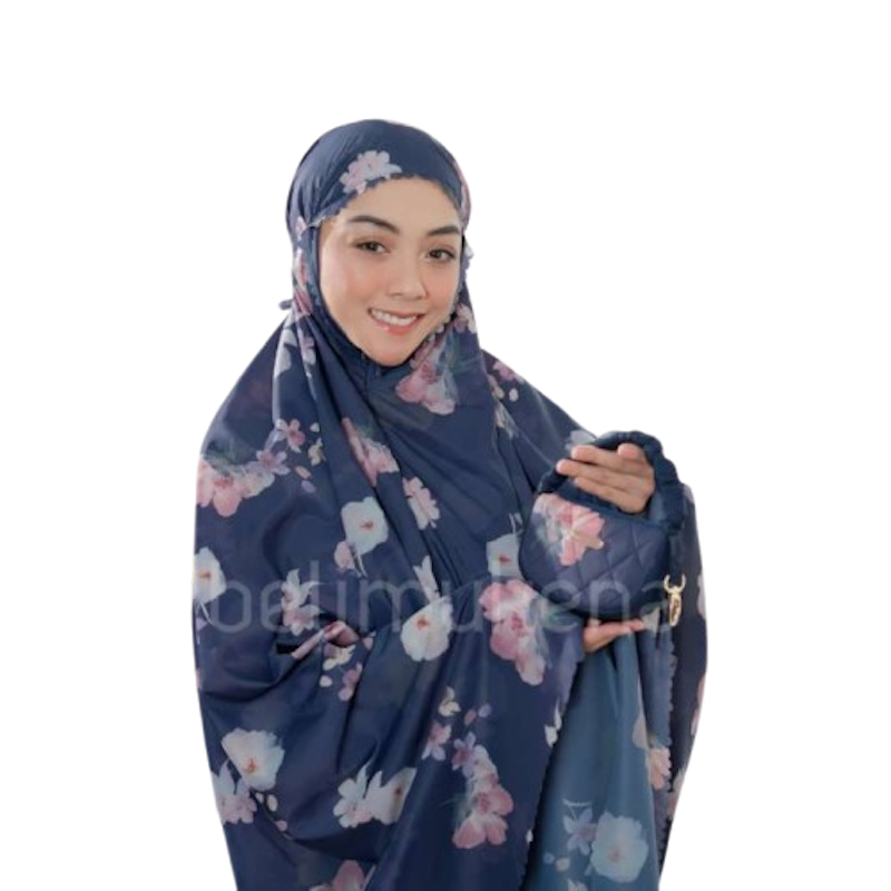 Belimukena X Tya Ariestya Mukena Mini Parasut Travel Motif Premium Korea 2 in 1 1