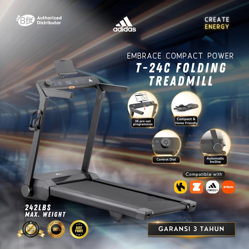 adidas Folding Treadmill 5