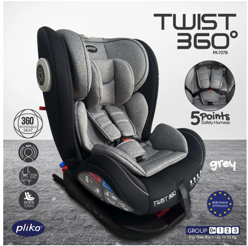 Pliko Twist 360° Car Seat 4