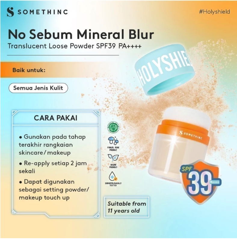Holyshield! No Sebum Mineral Sunscreen Powder 4