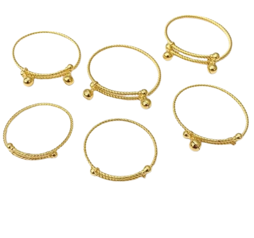  Gelang Bangle Lilit Lonceng