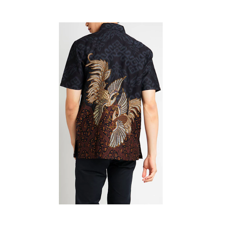 Hadinata Batik Premium Kemeja Pendek Superfine Rajendra Rihana 5