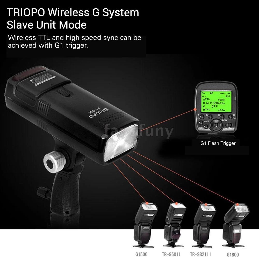 TRIOPO Portable Flash F1-200