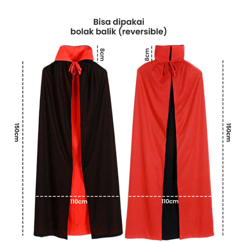 Jubah Vampire Reversible 2