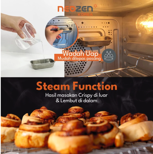 Neohaus Indonesia Neozen X Planit Digital Air Fryer Oven