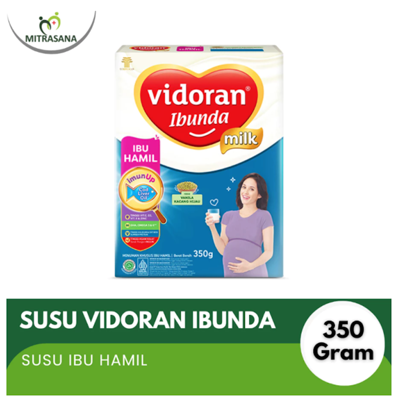 Vidoran Ibunda Milk Ibu Hamil Rasa Vanila Kacang Hijau 2