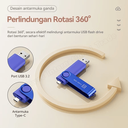 Kivee International Trade Kivee USB Flash Drive 64 GB KV-UK34