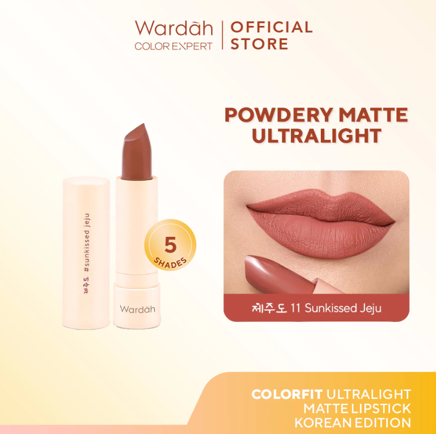 Paragon Technology and Innovation Wardah Colorfit Ultralight Matte Lipstick Korea Edition 11 - Sunkissed Jeju