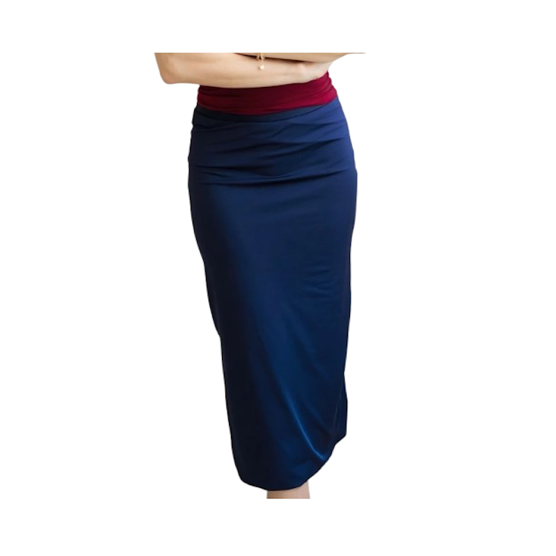 Nzinga Gamze Rok Midi Polos Wanita Body Fit 3