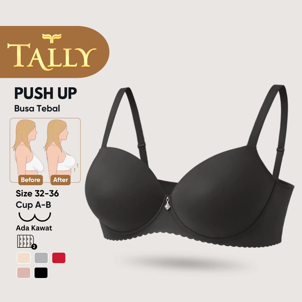 TALLY Bra Kawat Push Up Busa Tebal 2