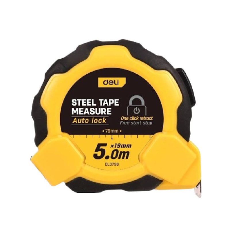 Deli Tape Measure Auto Lock 5 meter 1