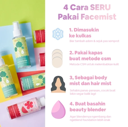 Universal Global Kosmetik Skinsena Facemist Niacintella Calming Spray