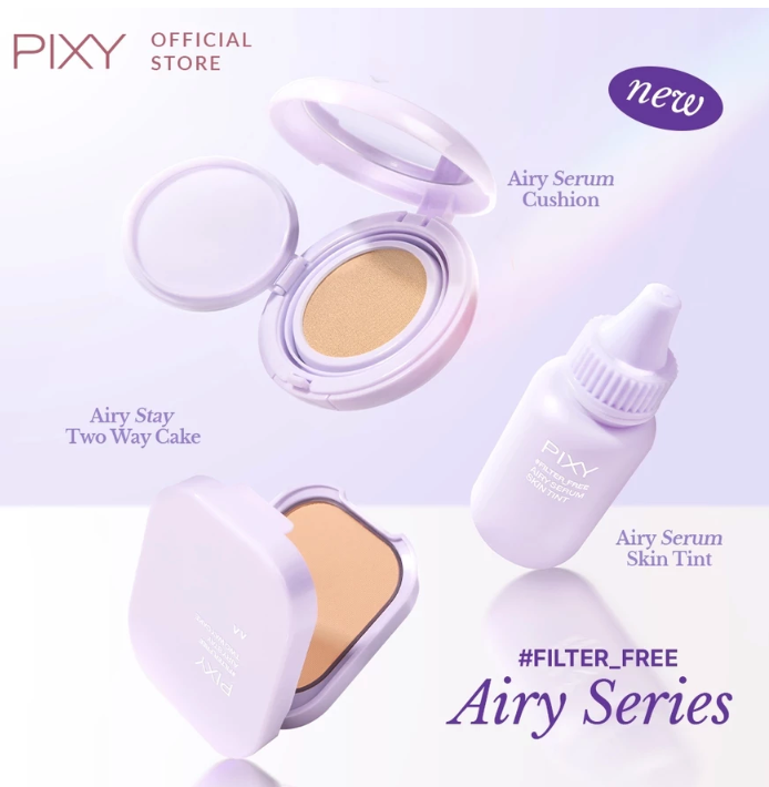  Mandom Indonesia PIXY Airy Serum Cushion Glow N43 Medium Beige