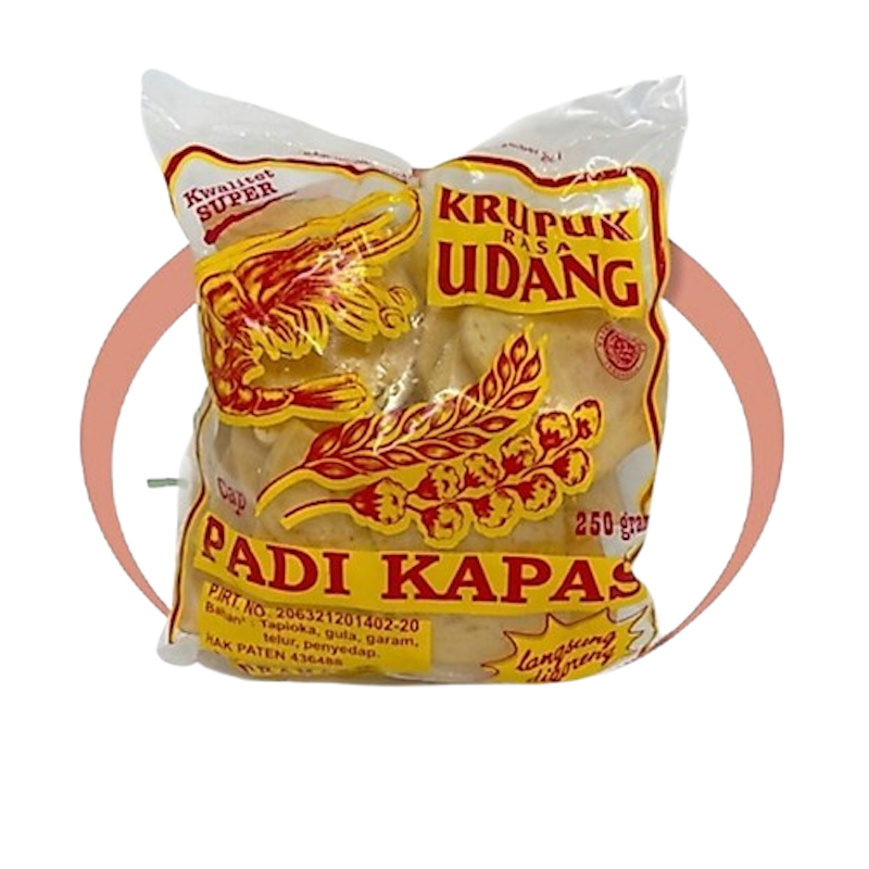 Padi Kapas Kerupuk Rasa Udang 250 g 1