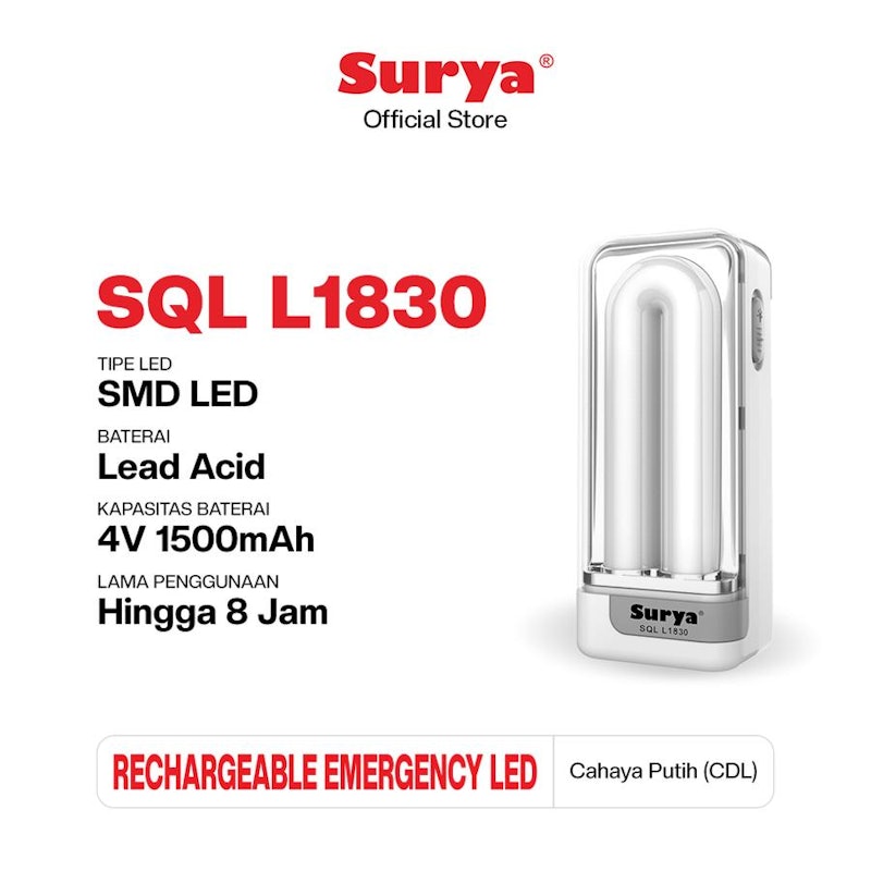 Surya Rechargeable Emergency LED 5