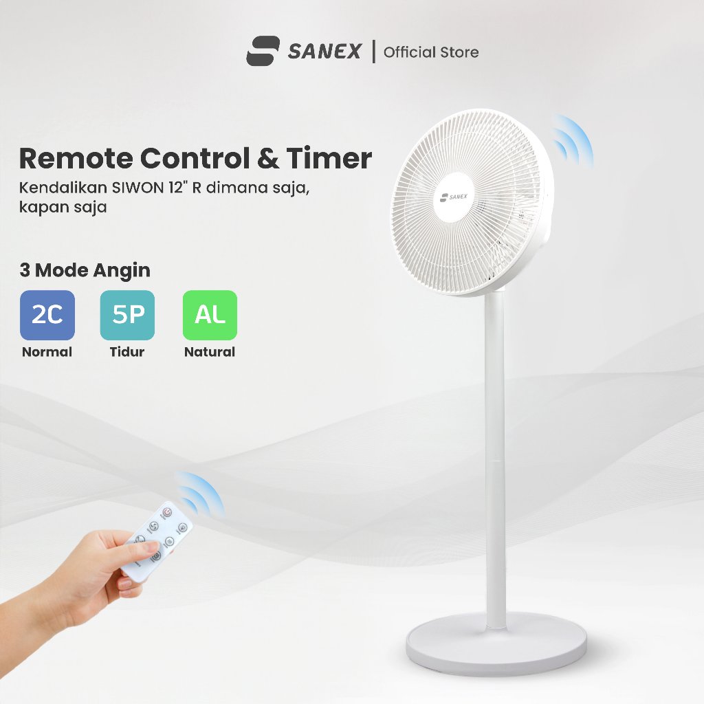 Indo Surya Kencana SANEX Kipas Angin Korea Siwon SSF-1221 R