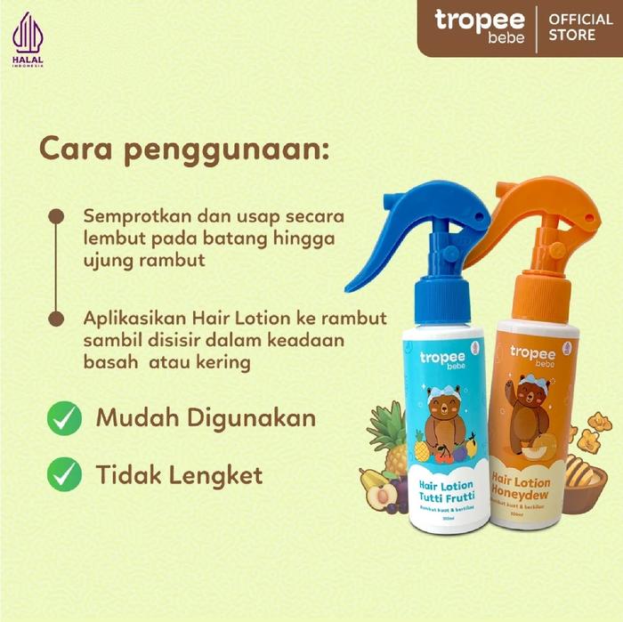 Mitra Sukses Bersama Distribusindo Tropee Bebe Hair Lotion Fruity Series