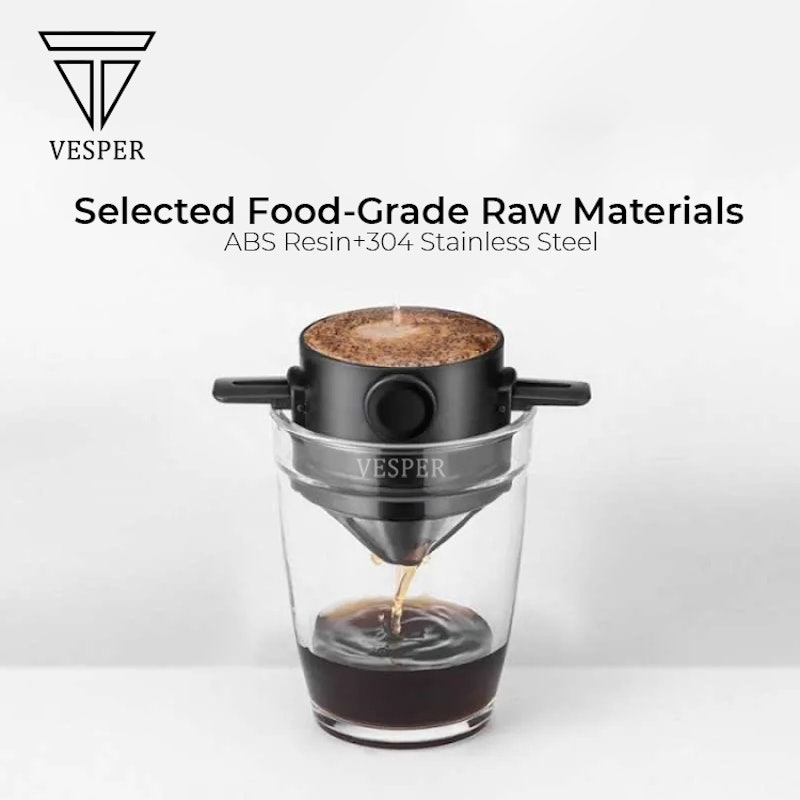 Vesper Filter Stainless Portable Double Mesh 2