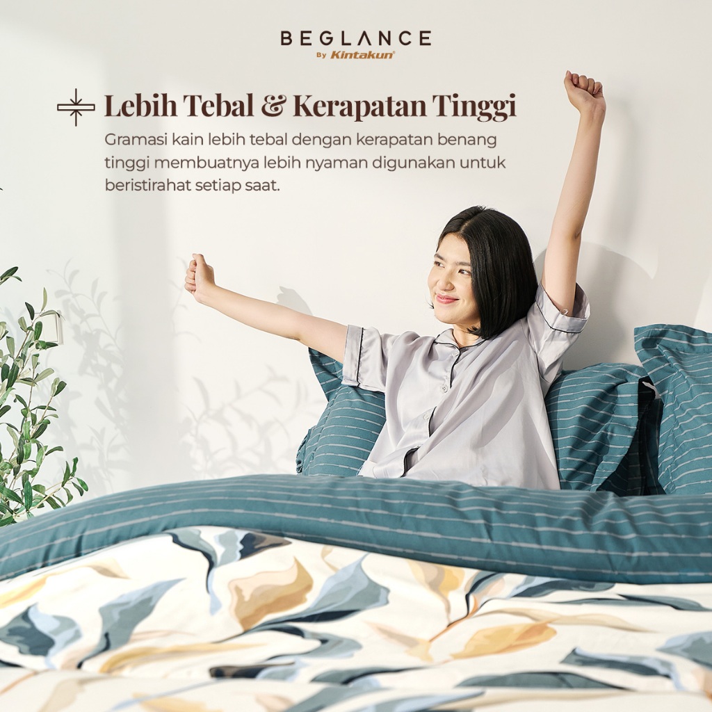 Kintakun Sprei Beglance Microsuede Fitted 3