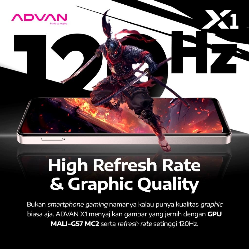 Bangga Teknologi Indonesia ADVAN X1 (8+8/128 GB)