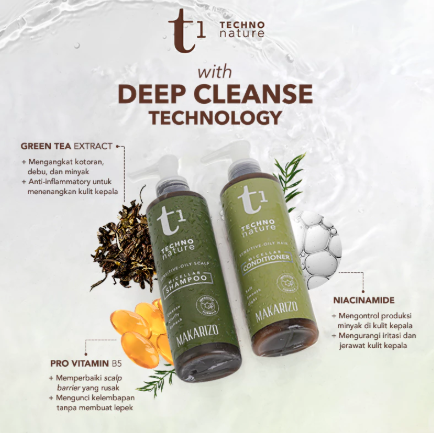 Makarizo T1 Techno Nature Micellar Shampoo  3