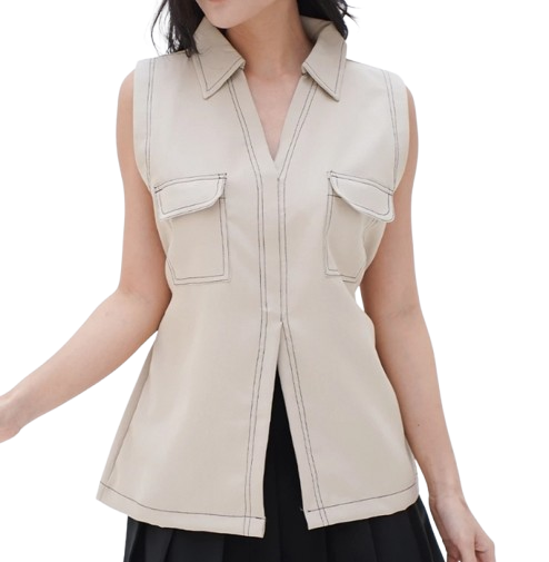 LEENBENKA Kyuta Vest Wanita  ｜ #6B90